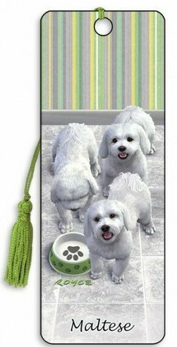 Segnalibro cane maltese - segnalibro,