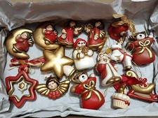 Thun addobbi di Natale vintage, dipinti a mano. Fuori produzione 