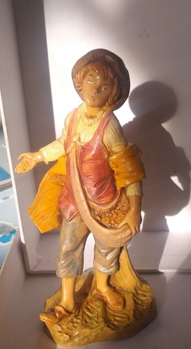 Statuetta presepe contadino - presepe,