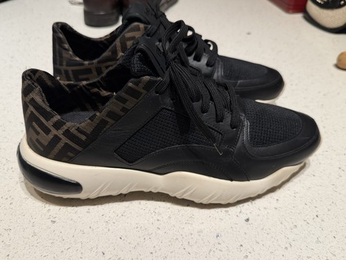 Sneakers fendi nero marrone - sneakers,