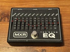 MXR Equalizer TEN BAND EQ Pedale effetto chitarra elettrica senza cavo di alimentazione - BELLO!!!