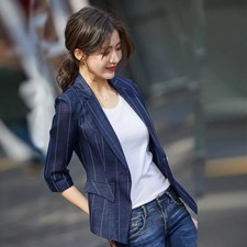 Blazer Donna Elegante Blu