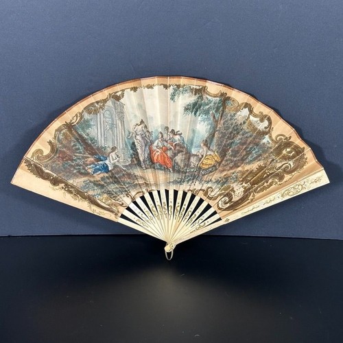 Antico ventilatore mano - ventilatore, a