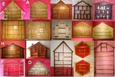 Bacheche in legno, varie forme e misure, usate,  vendita singola o multipla