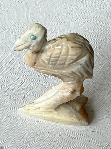 Zuni pelican fetish - fetish, bryston