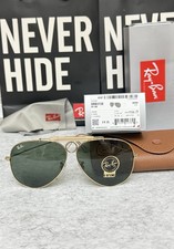 Ray-Ban RB3138 Shooter 001 62:14Occhiali da Sole - Oro/Verde New Old Stock Rb
