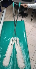 SOLO ASTA IN ACCIAIO E SUPPORTO PER PANNO PER SCOPA A FORBICE PER GRANDI DIMENSI