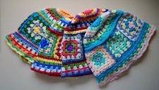 Cappello uncinetto granny square modello pescatore fatto a mano (1 capo)