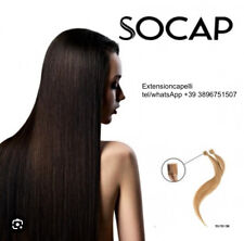 EXTENSION SOCAP 50 CIOCCHE IN CHERATINA 50/55cm. 100% NATURALI