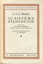 Hegel IL SISTEMA FILOSOFICO