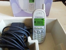 MOTOROLA cellulare Vintage Funzionante Con Scatola Originale, Carica Batterie 