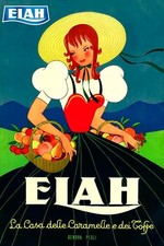 Poster Manifesto Locandina Pubblicitaria Caramelle Elah Stampa Formato 50x70 Cm.