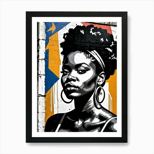 Quadro vintage graffiti - graffiti, murale