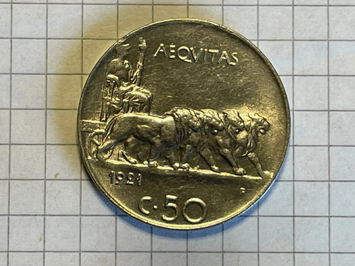Regno italia iii 50 - v.e.iii.,