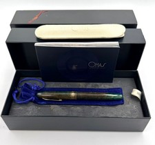 Omas AM-87 green briarwood