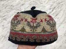 Cappello berretto invernale berretto donna sci lana elasticizzato nordico fiera isola rosa anni 90