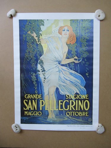 Affiche art nouveau eau - art, san