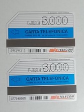 2 Telecom Italia Phone Cards -