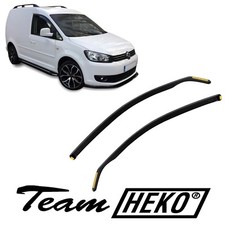 Deflettori Aria Per VW Caddy 2003-2020 2-Porte Set 2 Antiturbo Antivento Heko