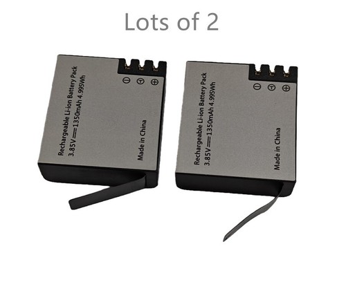 Batteria 1350 mah per - 1350, sjcam