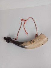 8" Rustic Cow Horn Bugle