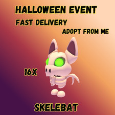 Evento Halloween - Adotta il pipistrello gattino, 16x scheletro oggi!