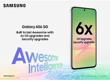 Samsung Galaxy A56 A566 5G Dual Sim 8GB RAM 256GB - Light Grey Backreturn