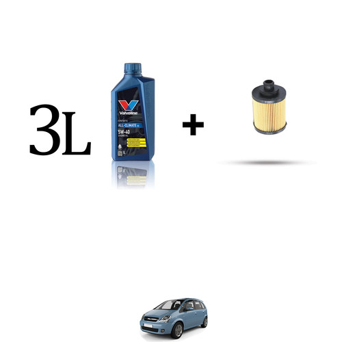Kit filtro olio - 3l, opel