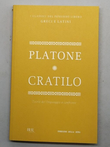 Cratilo platone i classici - platone,,