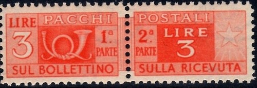 1946 italia repubblica pacchi - italia,