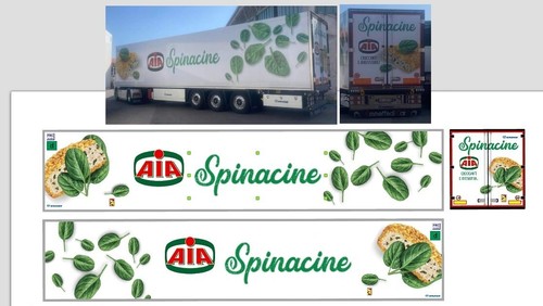Grafica adesiva aia spinacine - grafica,