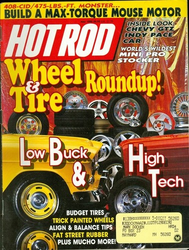 1990 hot rod magazine wheel - rod,