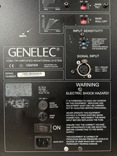 1x GENELEC 1038A Sistema di Monitoraggio Triamplificato - 2 DISPONIBILI - Senza Armadio