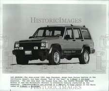 1984 press photo jeep cherokee - press,
