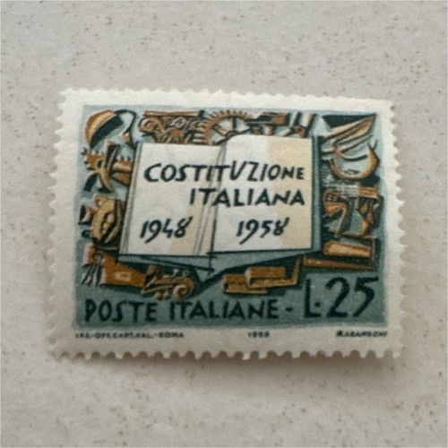 Poste italiane italia 1958 - poste,