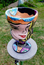 Vaso ceramica manufatto - , forma