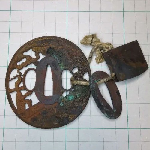 Tsuba ferro tsuka habaki - tsuka,