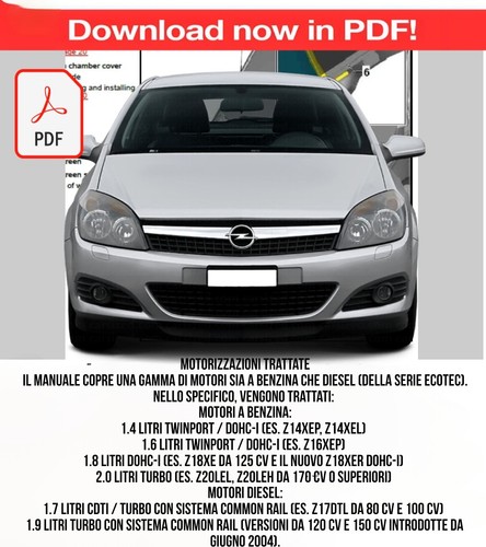 Manuale officina opel astra - d'officina,