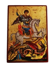 Icona in legno greco-ortodossa