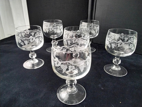 Verres vin blanc ou - 6, porto