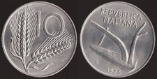 ITALIA REPUBBLICA 10 LIRE 1975