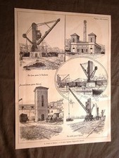 Porto di Genova nel 1887 Nuovo impianto d'apparecchi idraulici Ponte S.Teodora