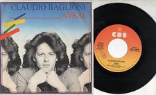 CLAUDIO BAGLIONI disco 45 giri MADE in ITALY Avrai 1982 STAMPA ITALIANA