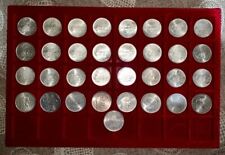 LOTTO 500 LIRE DANTE E 1000 LIRE ROMA CAPITALE 33 MONETE DI ALTA QUALITÀ SILVER