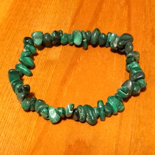 Bracelet baroque malachite - bracelet,