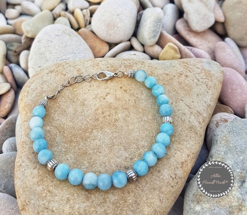 Bracciale con pietre giada - bracciale,