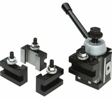 SET TORRETTA PORTA UTENSILI RAPIDA CAMBIO RAPIDO PER TORNIO REGISTRABILE TIPO E