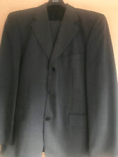 Abito vestito  grigio uomo Hugo Boss, usato taglia 52, 96% lana + 4% lycra
