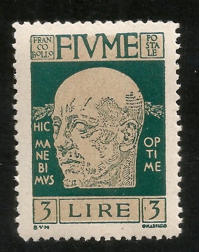 1920 fiume gabriele - gabriele, d'annunzio