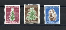 F 203 - Italia 1950 - Conferenza Europea del Tabacco - 3 valori